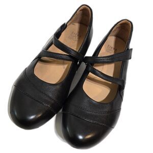 Ziera Xray Womens 41.5/10 Leather Mary Jane straps Comfort Black Shoes Support